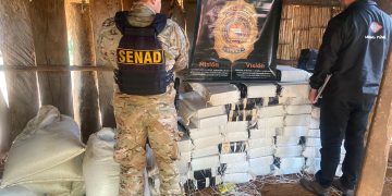 Incautan más de media tonelada de marihuana almacenada en depósito narco de Villa Ygatimí