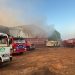 Edelira: Voraz incendio consume depósitos de yerba mate en planta industrial