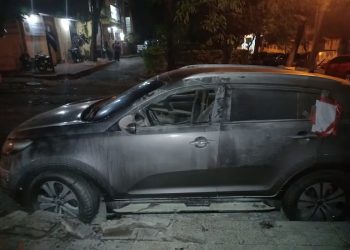 Intentaron incendiar vehículo incautado a “La Vaca” frente a comisaría de Asunción