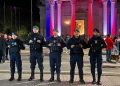 Policía despliega operativo de seguridad en el microcentro por partido de la Albirroja