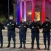 Policía despliega operativo de seguridad en el microcentro por partido de la Albirroja
