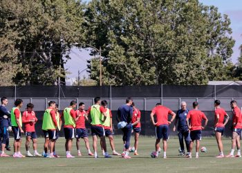 Paraguay entrenó con miras al partido por la clasificación contra Australia