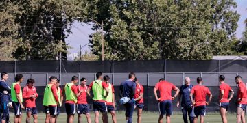 Paraguay entrenó con miras al partido por la clasificación contra Australia