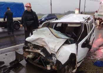 Joven policía fallece en choque frontal sobre la Ruta PY09 en Villa Hayes