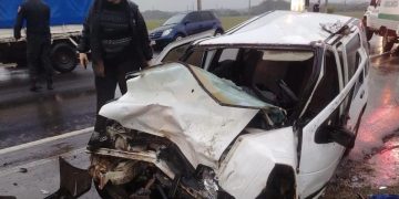 Joven policía fallece en choque frontal sobre la Ruta PY09 en Villa Hayes