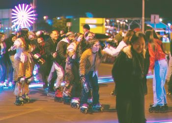 Asunción ingresa a la cuenta regresiva de los World Skate Games ASU26 con un Roller Disco en la Costanera