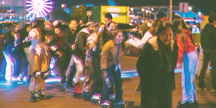 Asunción ingresa a la cuenta regresiva de los World Skate Games ASU26 con un Roller Disco en la Costanera