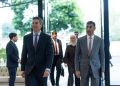 Santiago Peña recibe al ministro de Comercio de Emiratos Árabes Unidos y consolida proyectos en infraestructura y exportaciones cárnicas