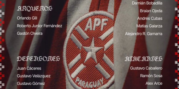 Paraguay oficializa a sus 26 convocados para el Mundial 2026