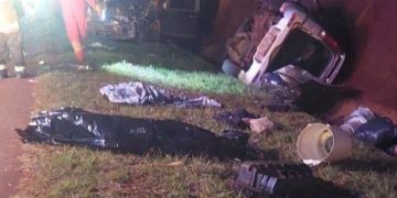 Tres mujeres fallecen en choque frontal sobre la Ruta PY18 en Caazapá