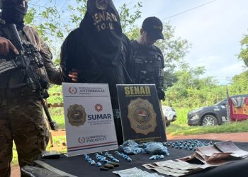 SENAD desmantela foco de distribución de crack y marihuana en Luque