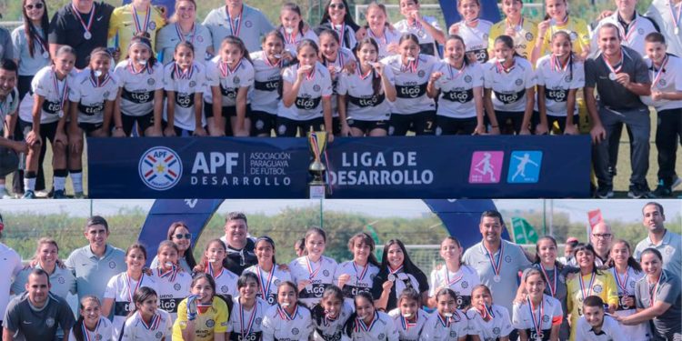 Olimpia se impuso doblemente a Cerro Porteño y se consagró campeón de la Liga de Desarrollo Femenina Sub 14 y Sub 16