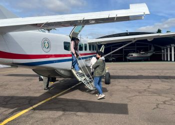 La Fuerza Aérea coordinó con éxito la evacuación aeromédica de una bebé trasplantada en Brasil