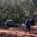 Hallan incinerados vehículos utilizados en el asalto a bancos y casa de cambios en Santa Rita