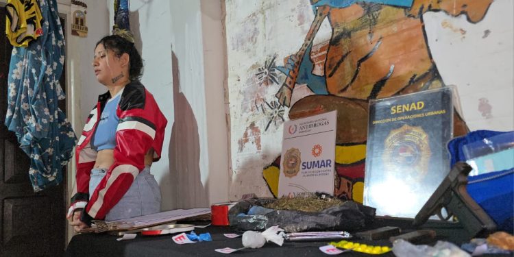 Detuvieron a una «influencer» por microtráfico en Asunción