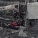 Fatal choque e incendio: un motociclista perdió la vida