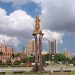 Dan la palada inicial al monumento a la Virgen de la Asunción en la Costanera Norte