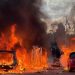 Caos y fuego en Belfast: indignación ciudadana tras brutal intento de decapitación por parte de un refugiado