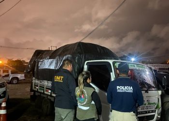 Incautan camión con casi dos toneladas de locote por presunto contrabando