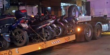Incautan 40 motocicletas durante operativo contra ruidos molestos en CDE