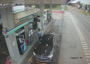 Camioneta de alta gama cargó combustible por más de Gs. 500.000 y huyó sin pagar