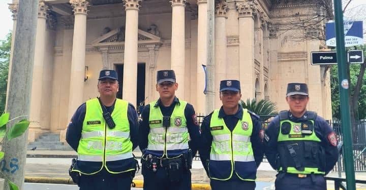 La Policía Nacional despliega un fuerte dispositivo de seguridad