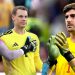 Courtois felicitó en privado a Gill y el gesto de Neuer antes de los penales