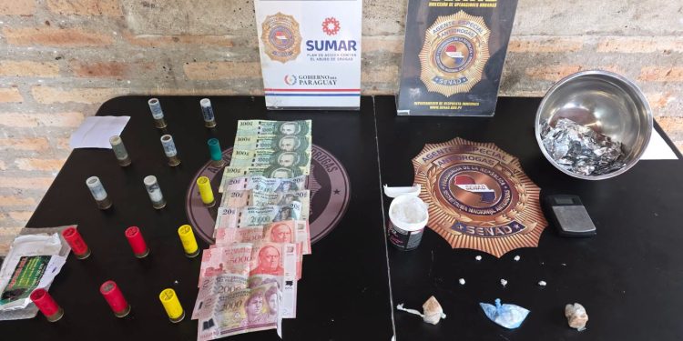 SENAD desarticuló dos centros de microtráfico y consumo de drogas en Eusebio Ayala
