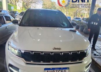 DNIT incautó una camioneta denunciada como robada en Brasil
