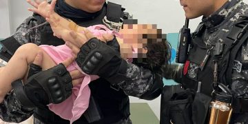 Una bebé se estaba ahogando y es salvada tras intervención del Grupo Lince