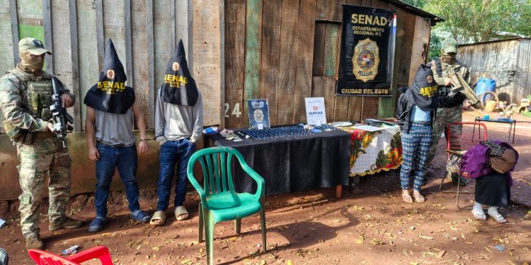 SENAD capturó a la presunta «matriarca» del microtráfico en Hernandarias