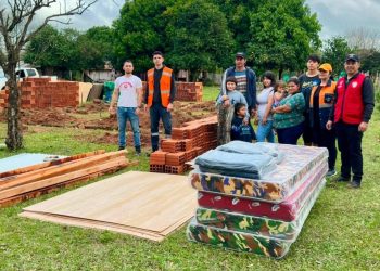 SEN entrega asistencia a familias afectadas por temporal en cuatro distritos de Guairá