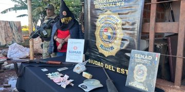 Identifican punto de distribución de drogas en Minga Guazú y detienen a un sexagenario