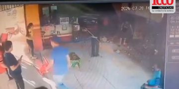Camioneta termina dentro de local gastronómico tras violento choque en Capiatá