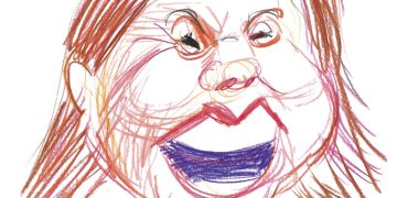 Charlie Hebdó apuntó a Celeste Amarilla con una filosa caricatura