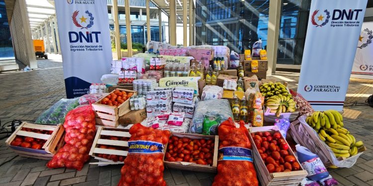 DNIT destinó mercaderías incautadas por Gs. 5.627 millones a entidades benéficas