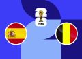 La España invicta enfrenta a la Bélgica multiestelar en cuartos del Mundial
