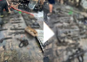 DIGEMABEL confirma que armas halladas tras incendio en Luque eran réplicas de airsoft