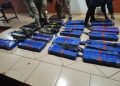 Armada Paraguaya incauta 250 kilos de marihuana en un campamento clandestino sobre el río Paraná
