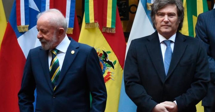 Milei tildó a Lula de «ladrón», «presidiario» y «totalitario»
