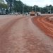 Avanzan obras del Corredor Vial Las Residentas con trabajos de imprimación sobre Gral. Aquino