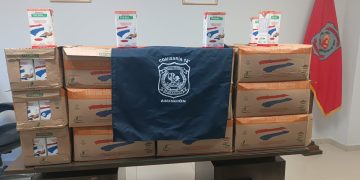 Aprehenden a hombre que transportaba 15 cajas de leche de la merienda escolar en Asunción