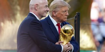 Trump e Infantino, abucheados en la final del Mundial