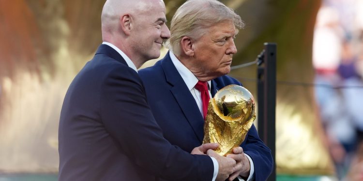 Trump e Infantino, abucheados en la final del Mundial