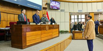Senador Édgar López jura como representante de la Cámara Alta ante el Consejo de la Magistratura