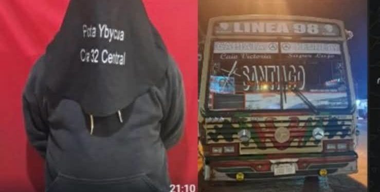 Chofer queda detenido tras caída y abandono de una menor en Capiatá