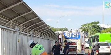 Municipalidad de Ciudad del Este informa el cierre temporal del Puente de la Amistad tras principio de incendio