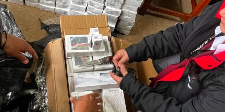 Tras frustrado asalto a blindado, inspección reveló mercaderías con presuntas irregularidades