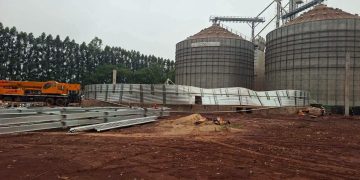 Colapsó un andamio en un silo y un obrero perdió la vida
