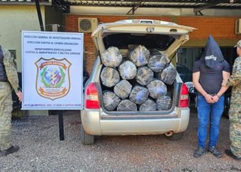 Incautan más de 235 kilos de marihuana y detienen a un hombre